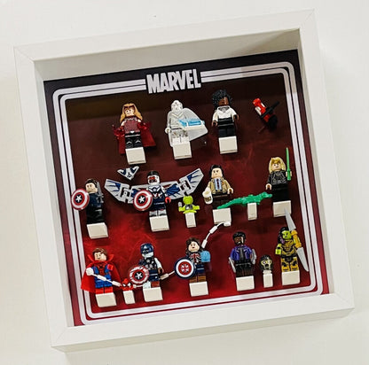 Display Frame for Lego ® Marvel Studios Series 71031 figures minifigures 27cm 