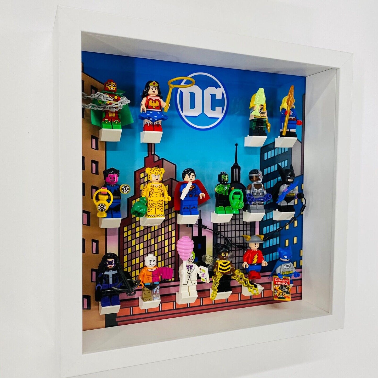 Display Frame for Lego ® Comics Series minifigures figures 71026 27cm case