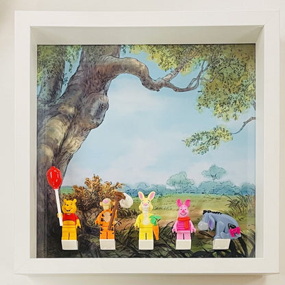 Display Frame Case for Lego ® Winnie The Pooh Minifigures 21326 27cm 