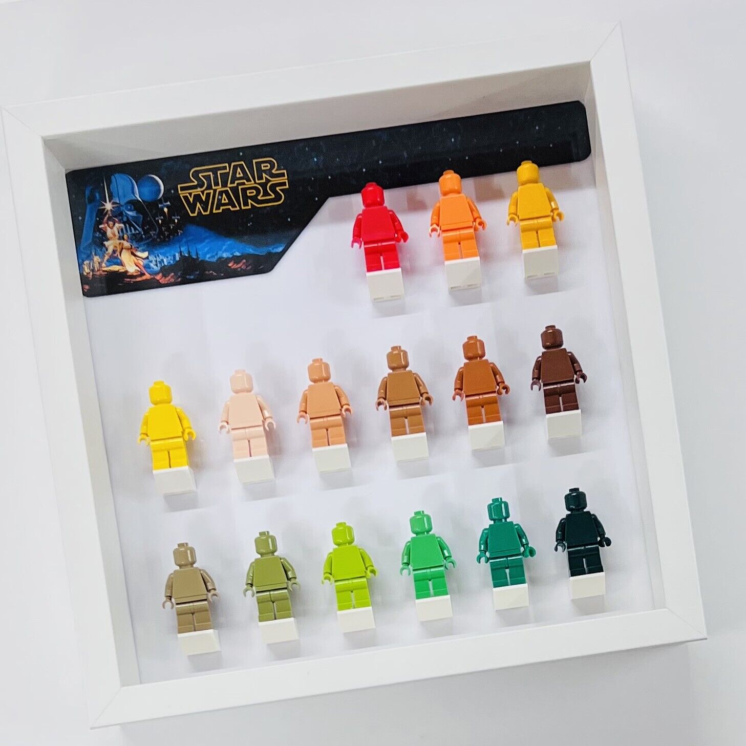 Display Frame for Lego ® Star Wars Classic New Hope  minifigures 27cm case