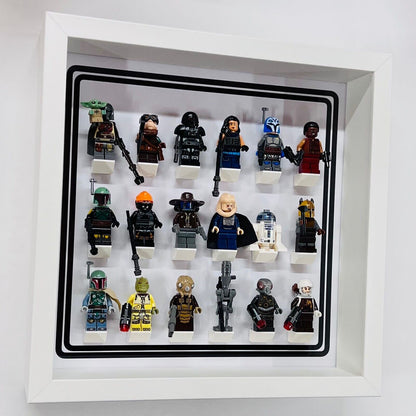 Display Frame for Lego ® Star Wars Mandalorian general minifigures figures 27cm