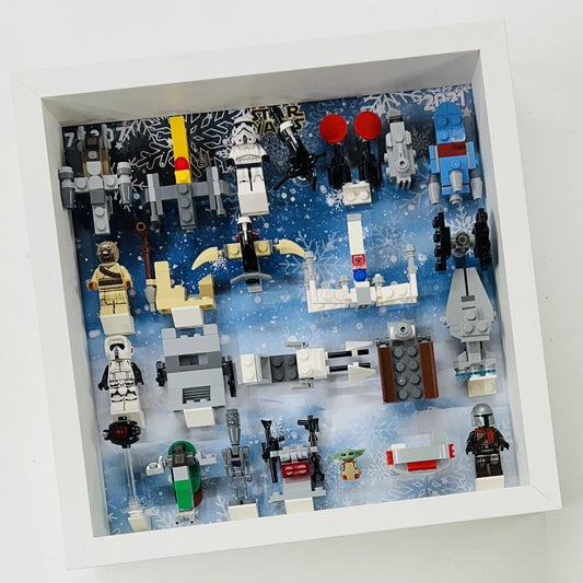 Display Frame for Lego ® Star Wars Advent Calendar 2021 minifigures 75307 27cm