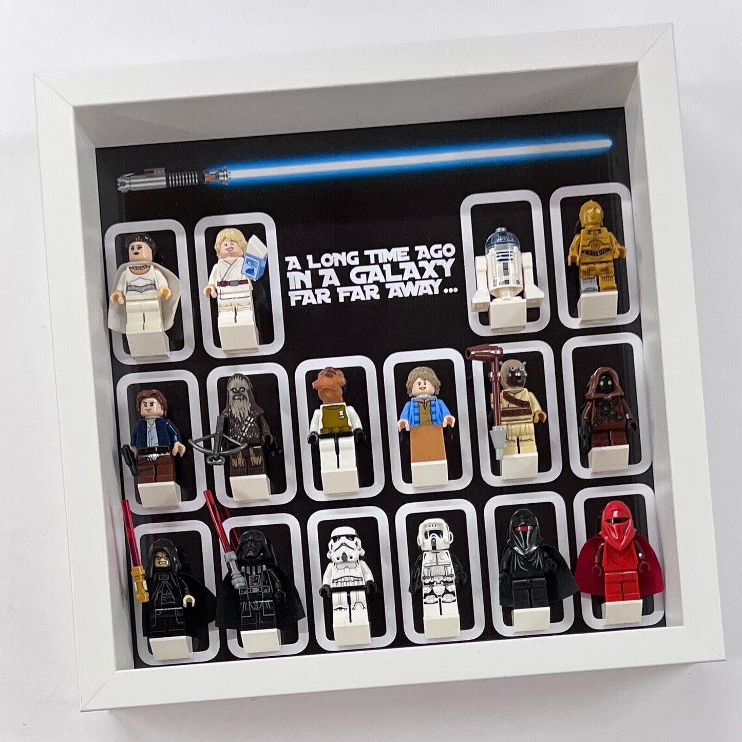 Display Frame for Lego ® Star Wars jedi minifigures figures 27cm