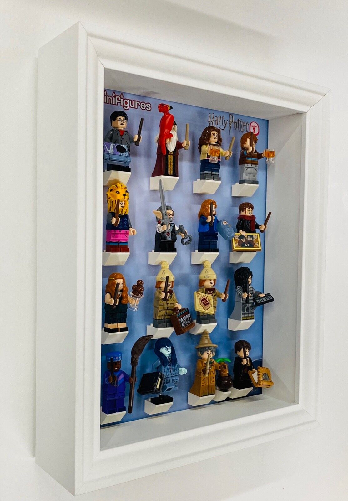 Display Frame for Lego ® Harry Potter Series 2 minifigures 71028 28cm case