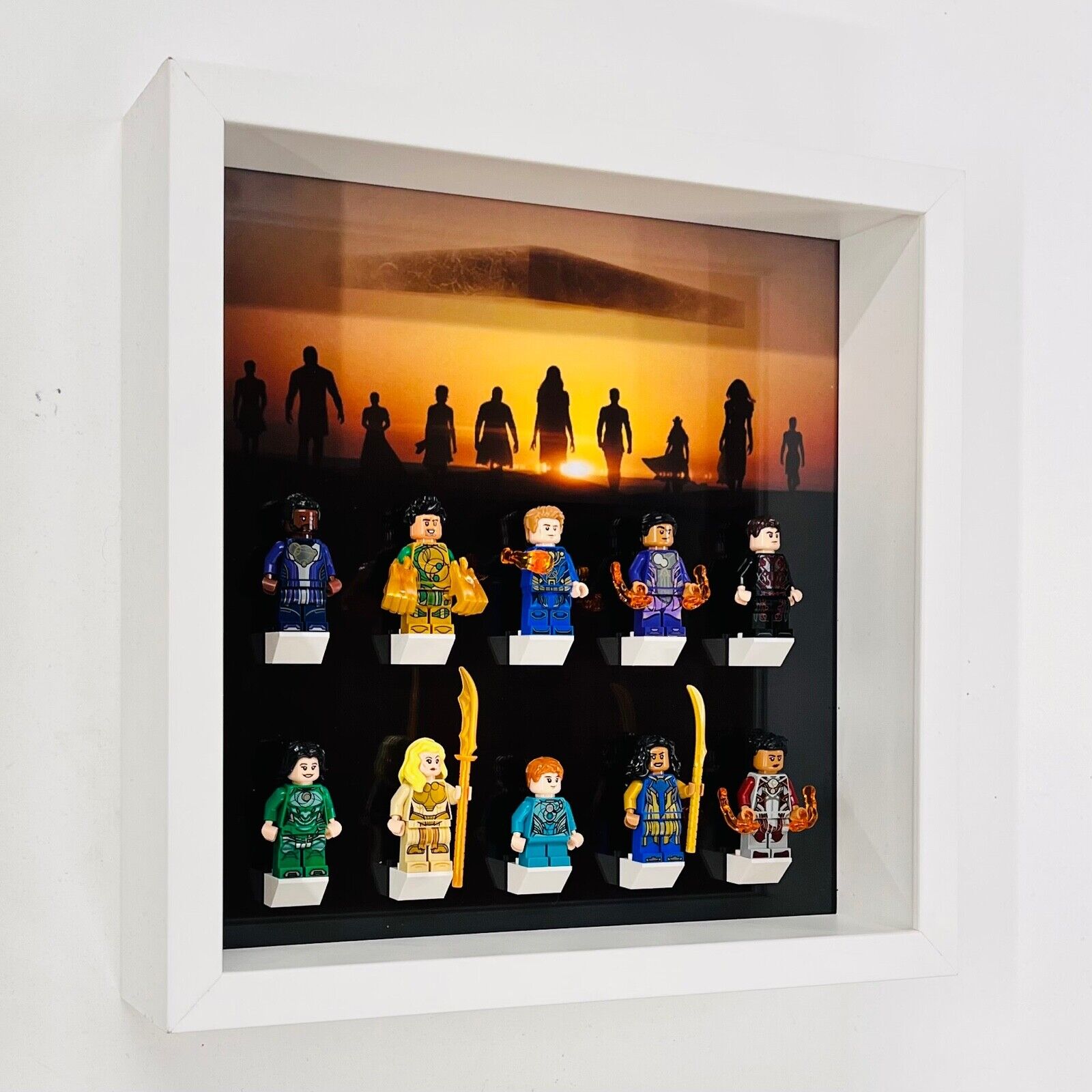 Display Frame case for Lego ® Marvel Studios Eternals minifigures figures 27cm