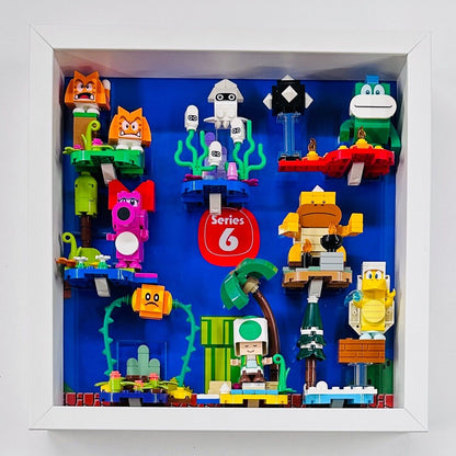 Display Frame Case for Lego ® Super Mario 71413 Series 6 minifigures 27cm