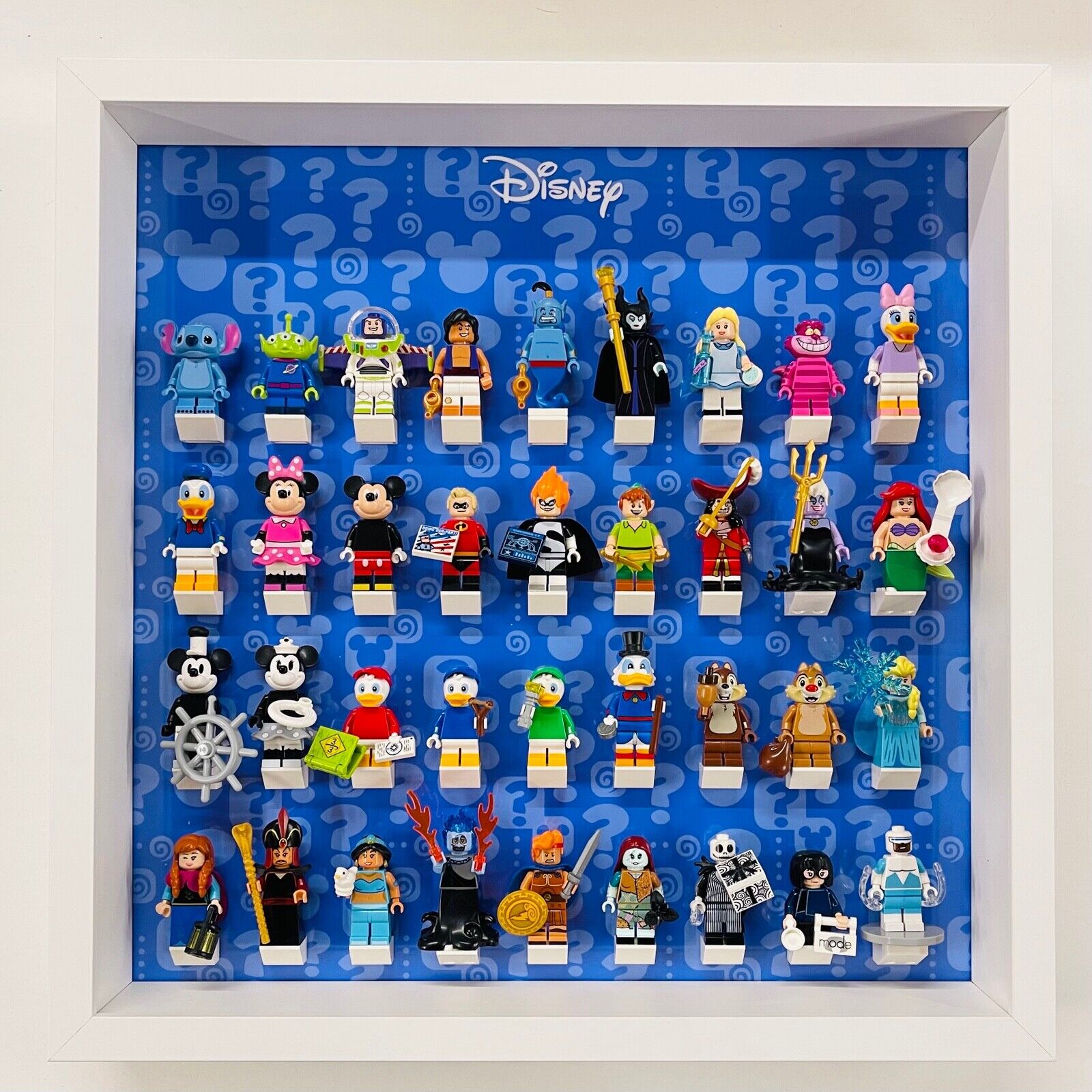 Large Display Frame case For Lego ® Disney Series 1 & 2 Minifigures 37cm