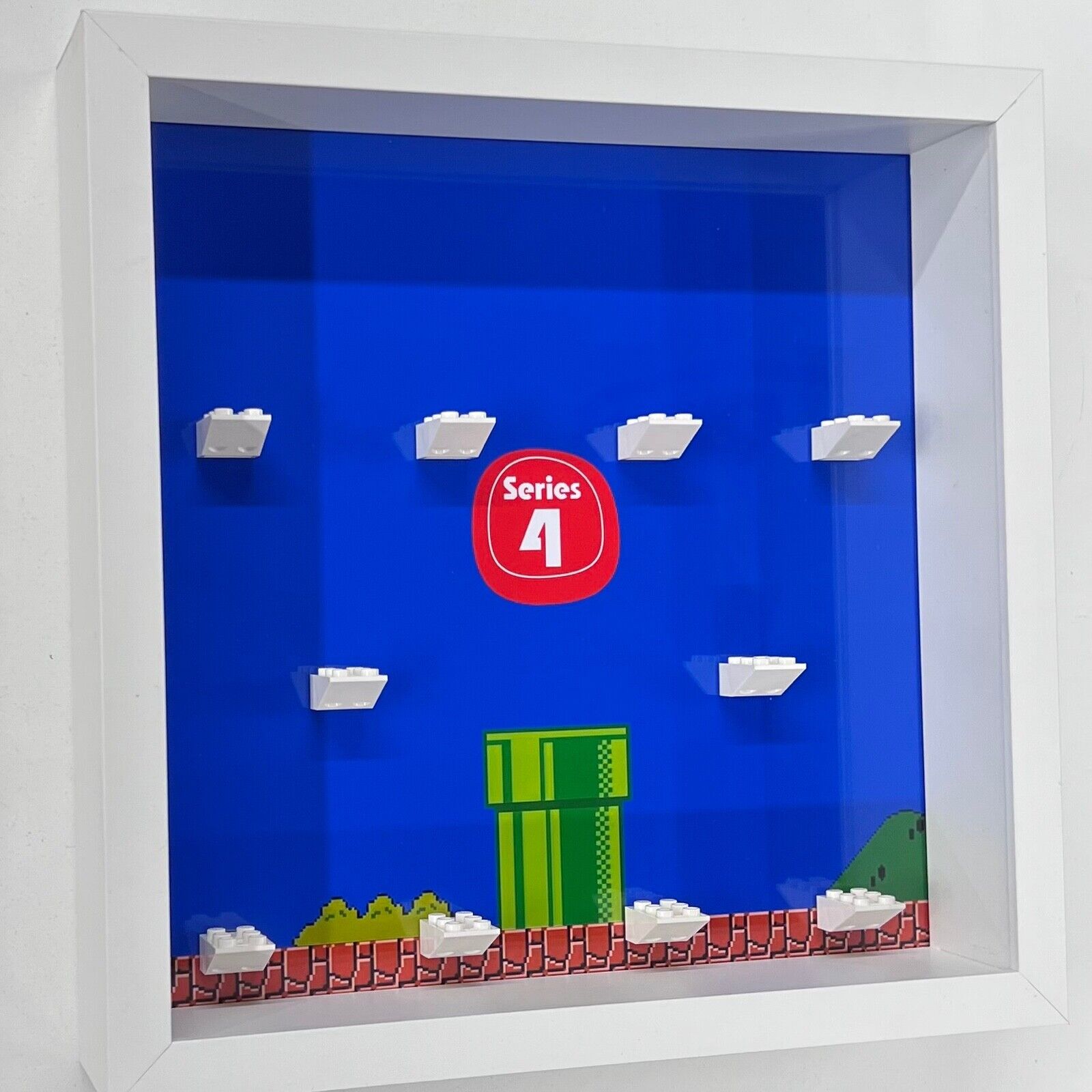 Display Frame Case for Lego ® Super Mario Series 4 minifigures 71402 27cm