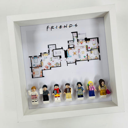 Display case Frame for Lego ® Friends Apartment minifigures 10292 27cm