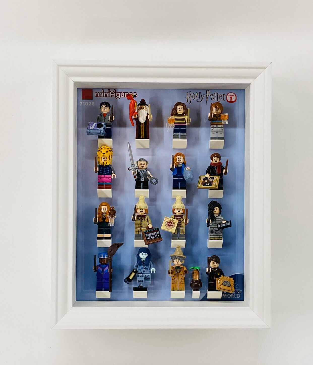 Display Frame for Lego ® Harry Potter Series 2 minifigures 71028 28cm case