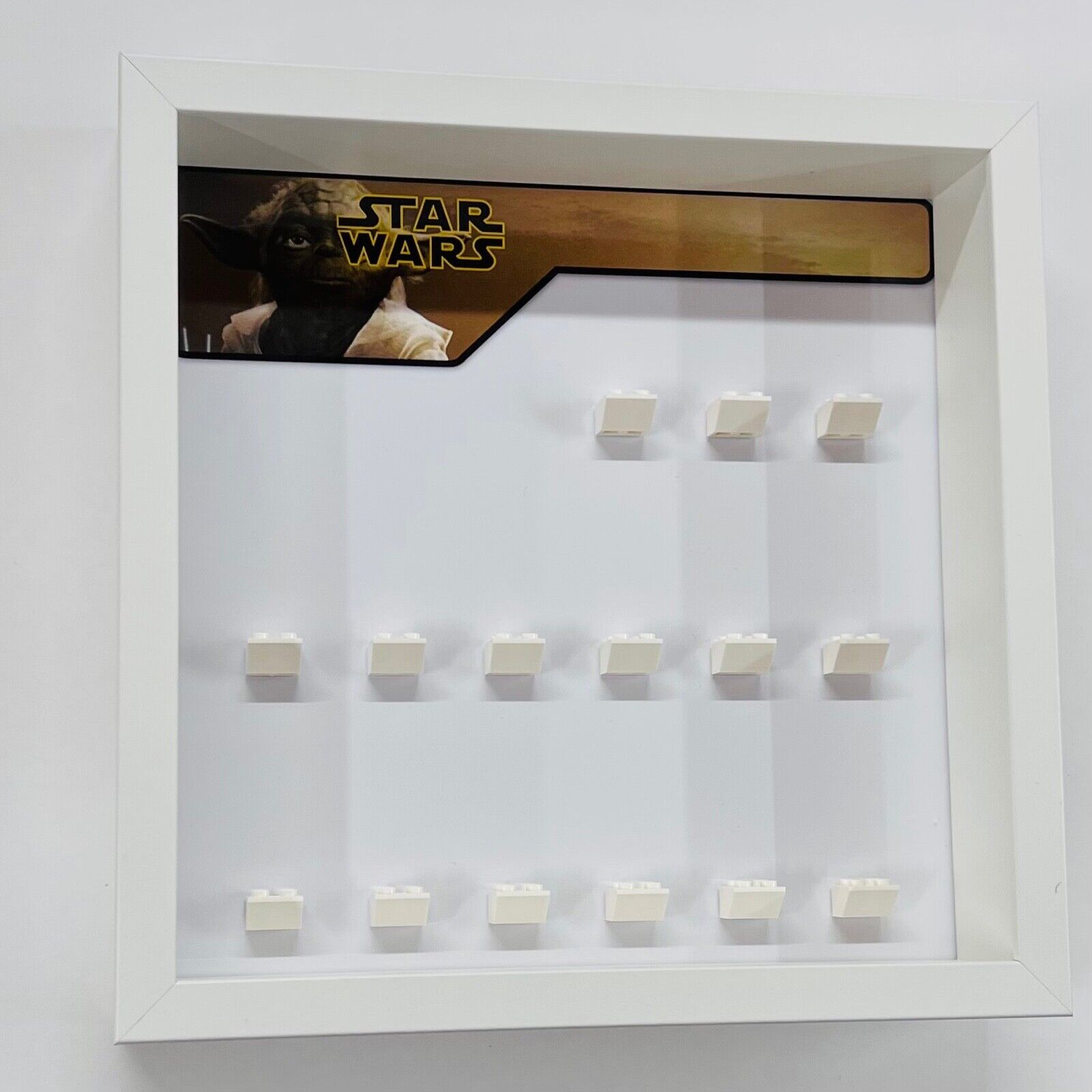 Display Frame case for Lego ® Star Wars Yoda classic general minifigures 27cm