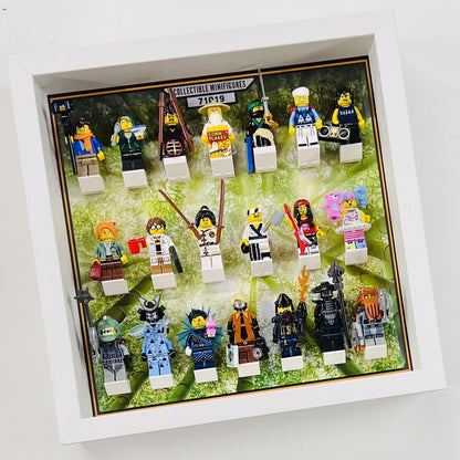 Display case Frame for Lego ® Ninjago Movie minifigures 71019  figures 27cm