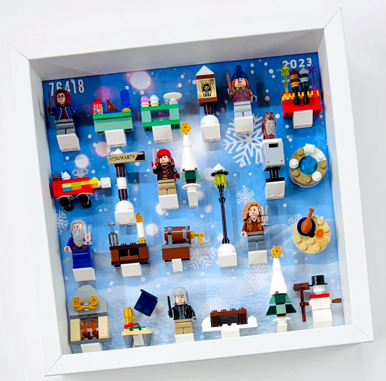 Display Frame for Lego ® Harry Potter 76418 advent Calendar 2023