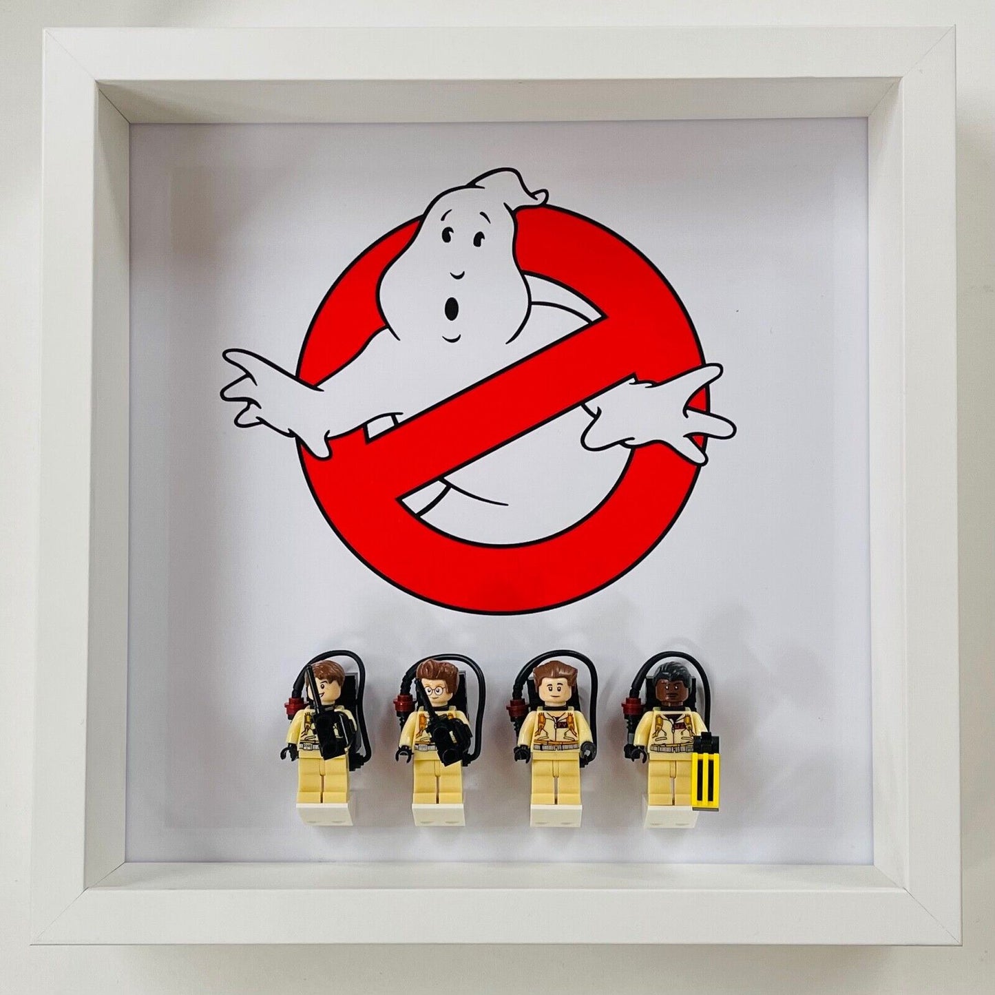 Display Frame for Lego ® Ghostbusters Minifigures 21108 Figures 27cm