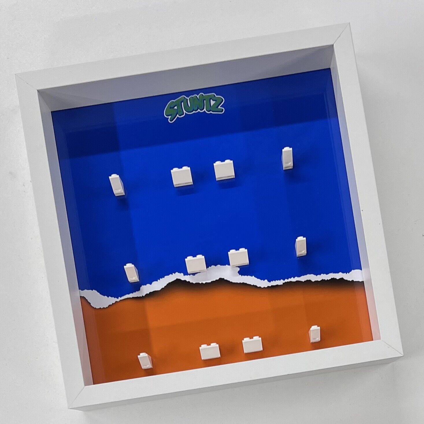 Display case Frame for Lego ® City Stuntz minifigures figures 27cm