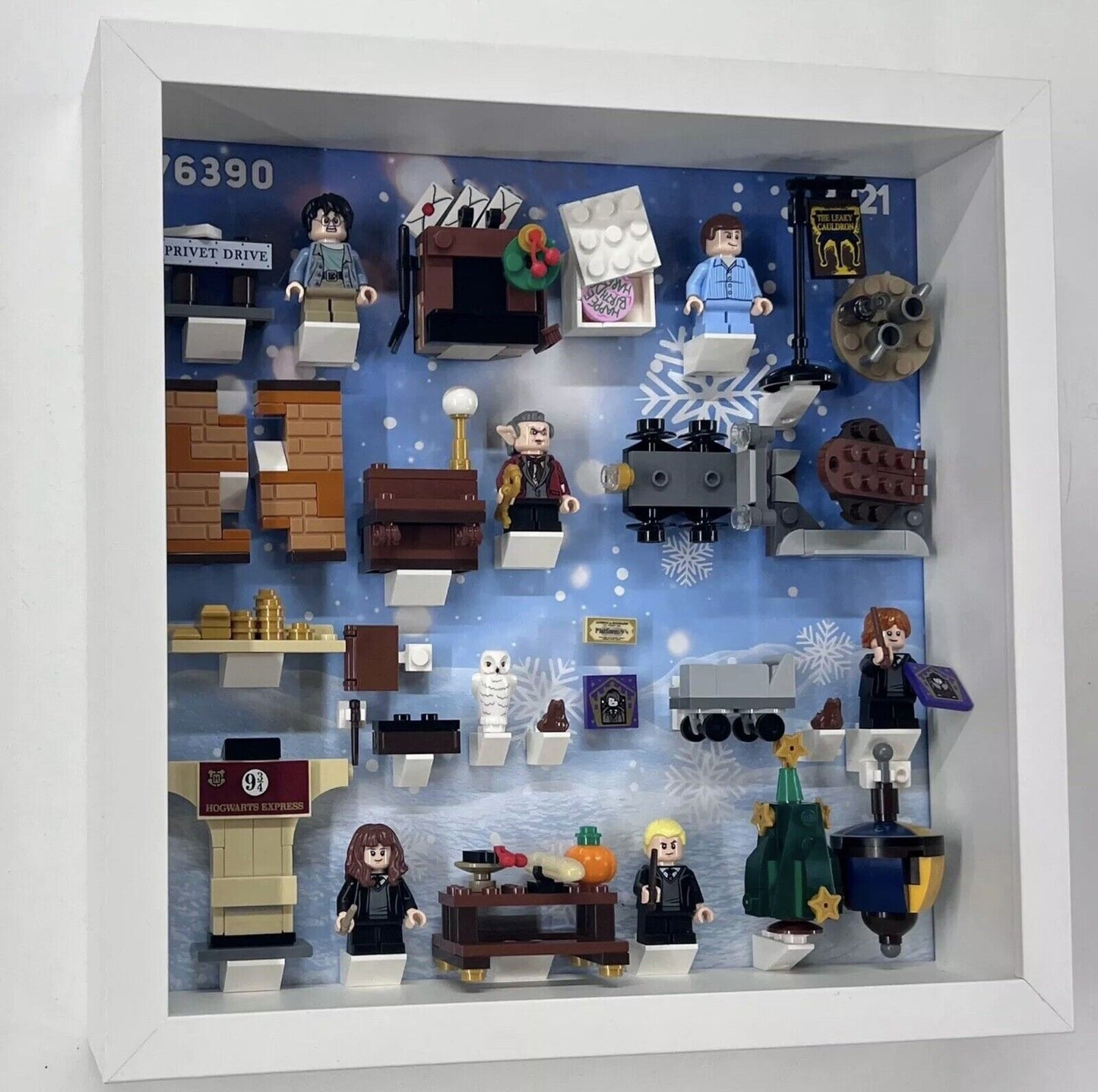 Display Frame for Lego ® Harry Potter Advent Calendar 2021 76390 27cm