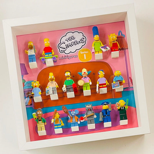 Display Frame for Lego ® The Simpsons Series 1 minifigures 71005 figures 27cm