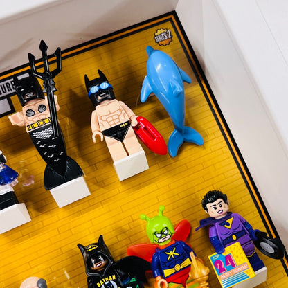 Display Frame case for Lego ® Batman Movie Series 2 71020 minifigures 27cm