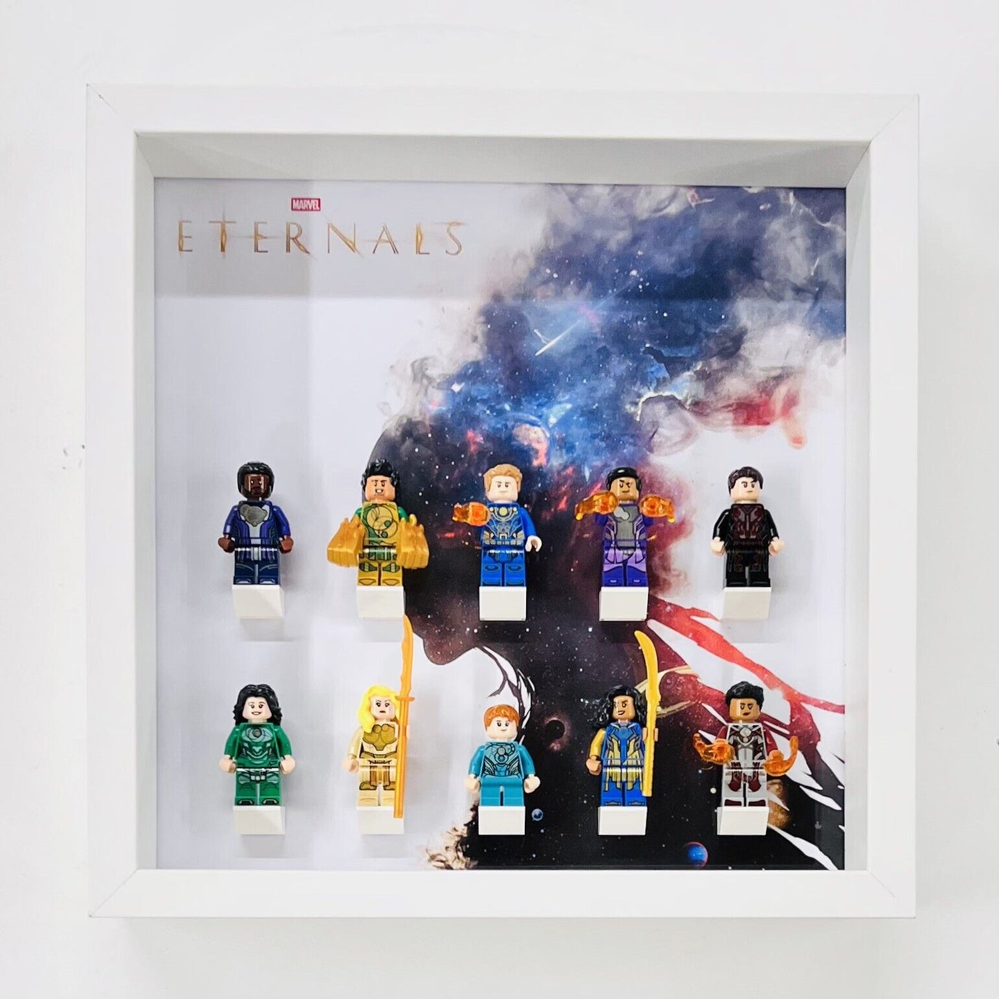 Display case Frame for Lego ® Marvel Studios Eternals minifigures figures 27cm