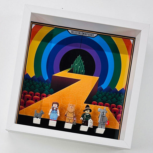 Display Frame case for Lego ® Wizard of Oz Lego Movie 2 minifigures 27cm