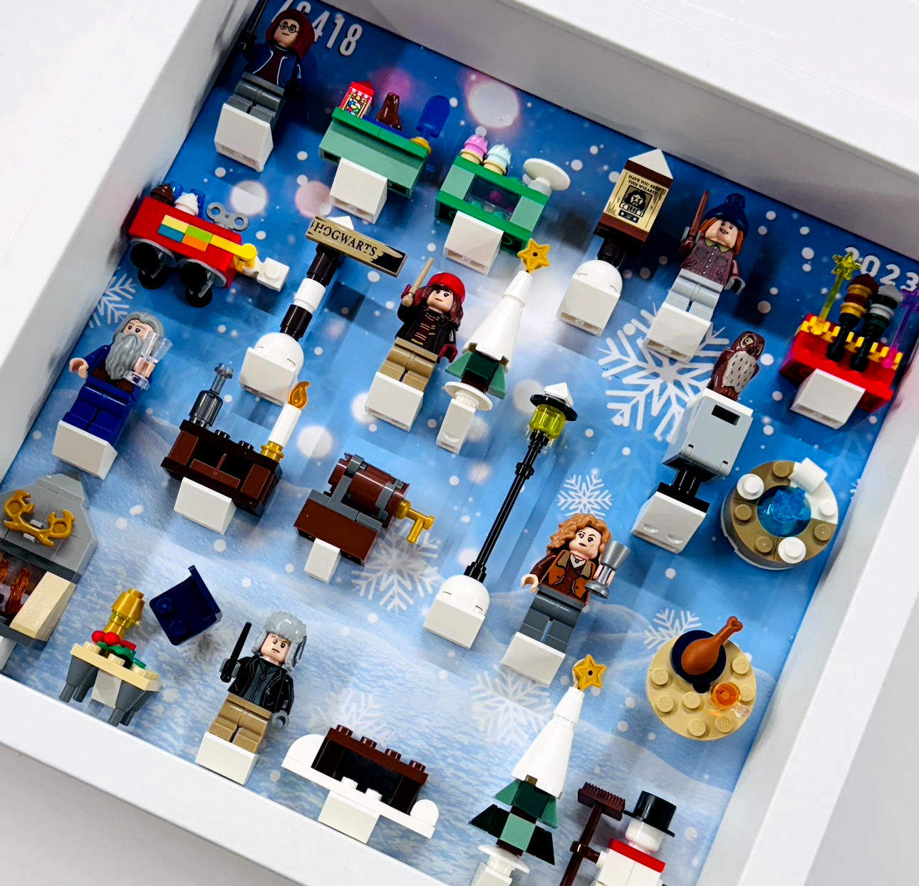 Display Frame for Lego ® Harry Potter 76418 advent Calendar 2023