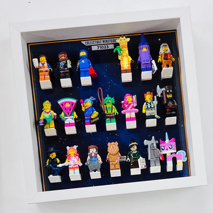 Display Frame case for Lego ® Movie 2 minifigures 71023 27cm