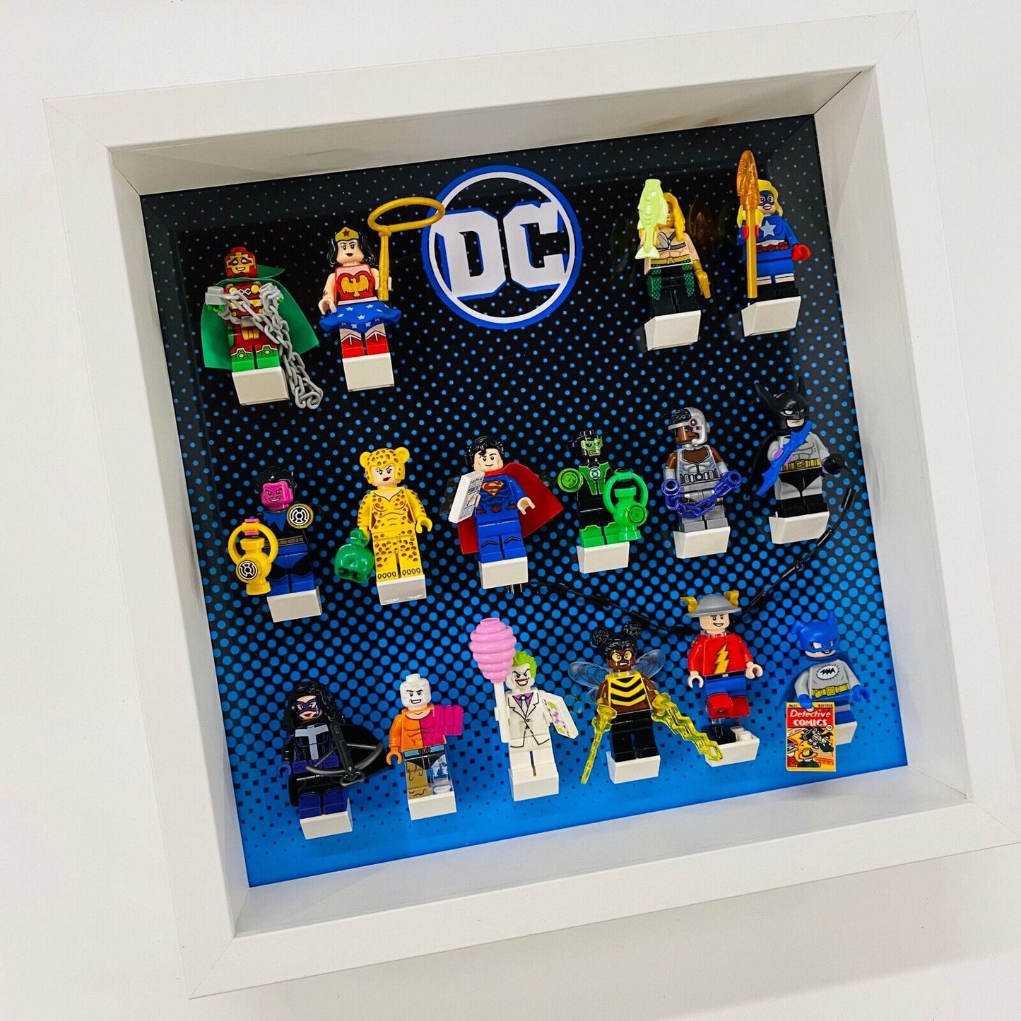 Display Frame case for Lego ® DC Comics Series minifigures 71026 figures 27cm 