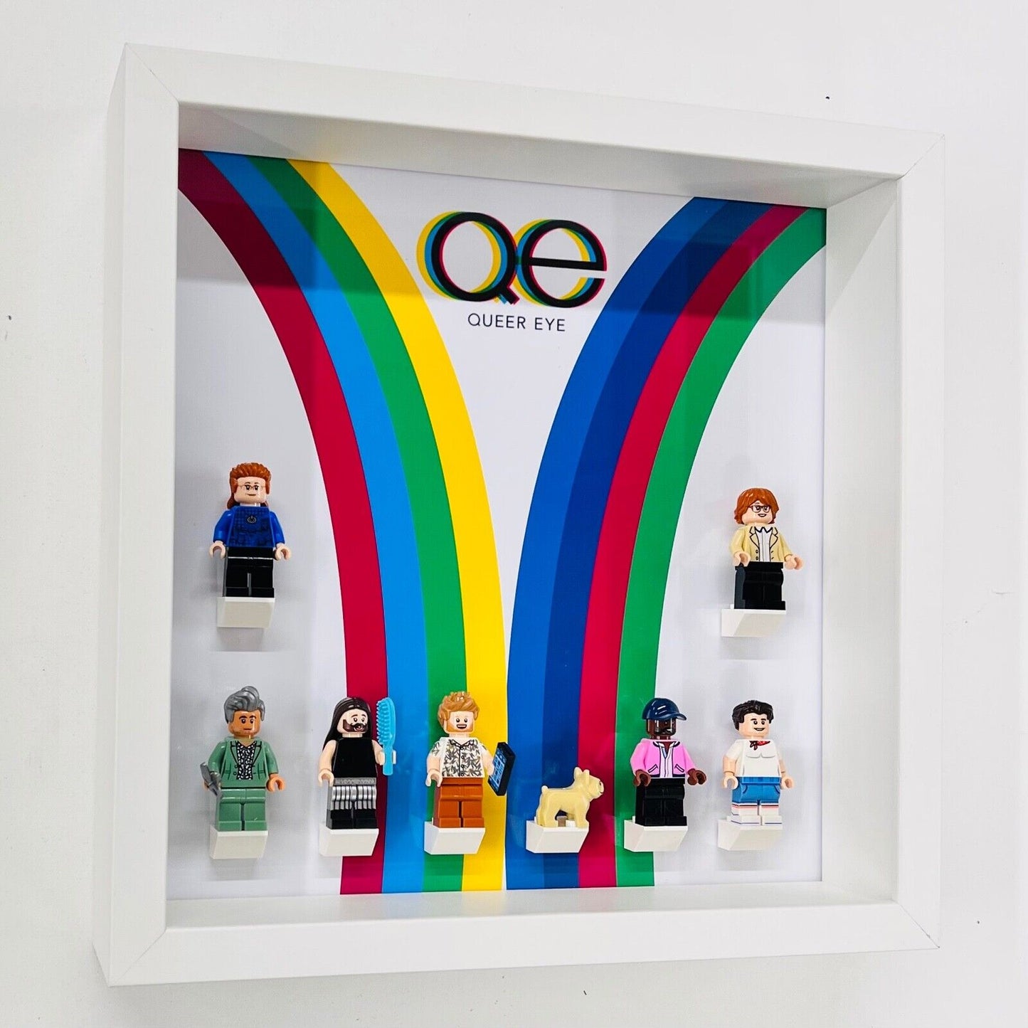 Display case Frame for Lego ® Ideas Queer Eye 10291 minifigures figures 27cm