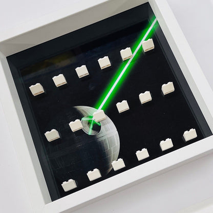 Display Frame case for Lego ® Star Wars death star minifigures 27cm