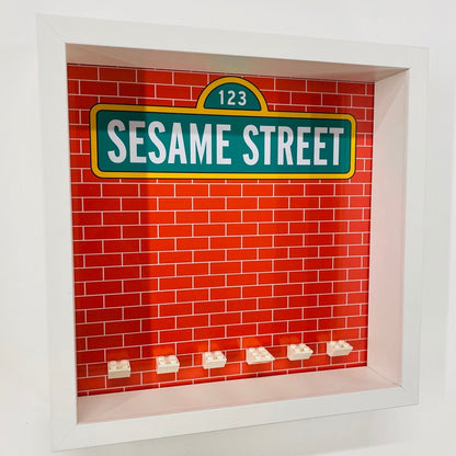 Display Frame case for Lego ® Ideas 123 Sesame Street minifigures 21324 27cm