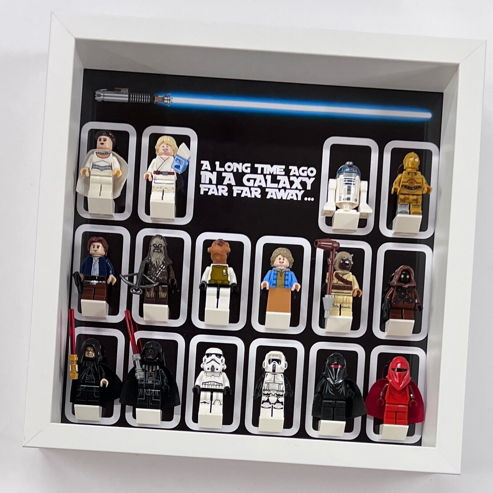 Display Frame for Lego ® Star Wars jedi minifigures figures 27cm