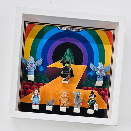 Display Frame for Lego ® Wizard of Oz Lego Movie 2 minifigures figures 27cm