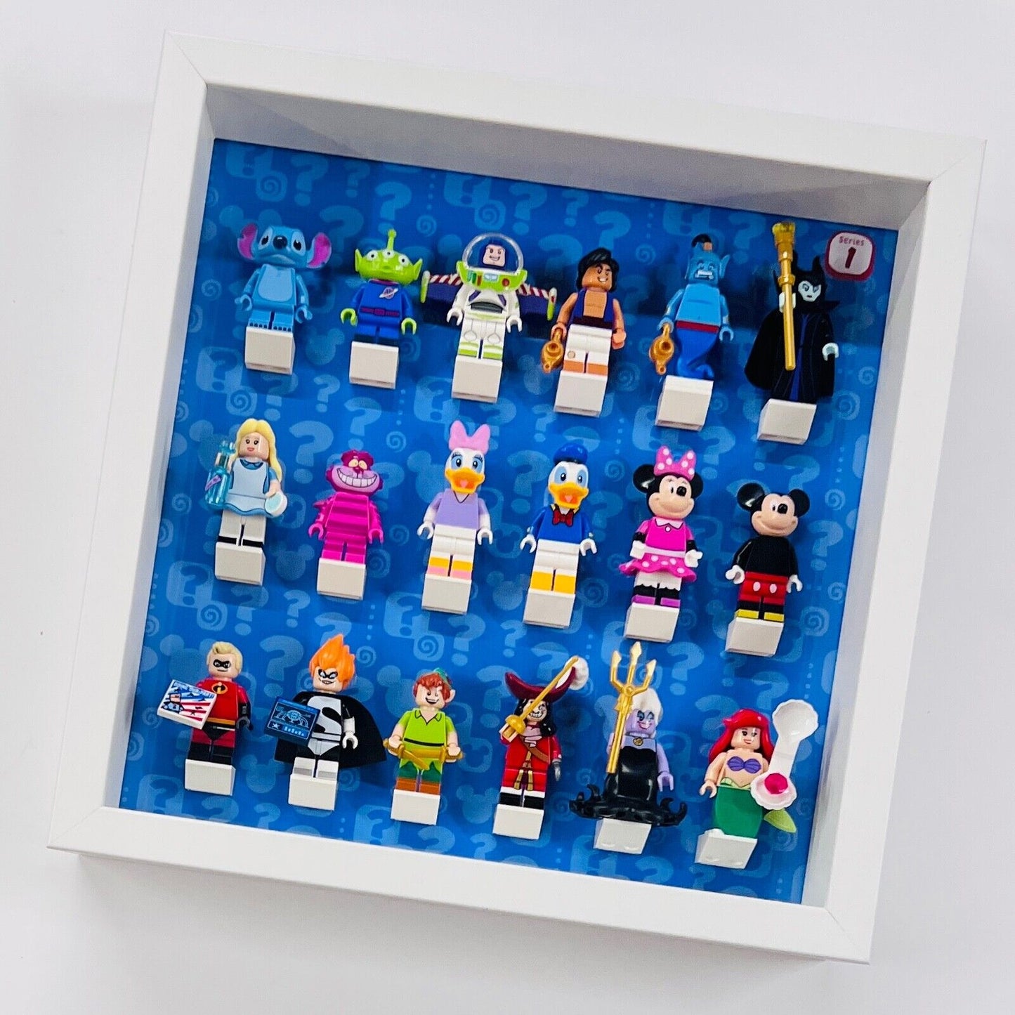 Display Frame for Lego ® Disney Series 1 minifigures 71012 figures 27cm