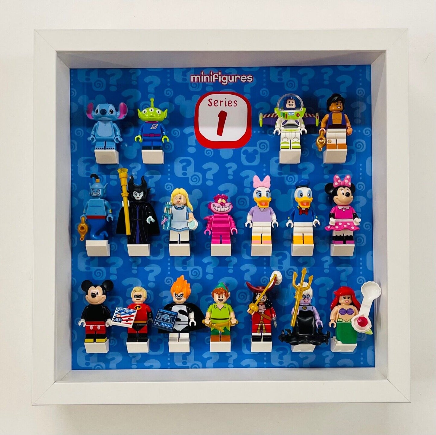 Display case Frame for Lego ® Disney Series 1 minifigures 71012 figures 27cm