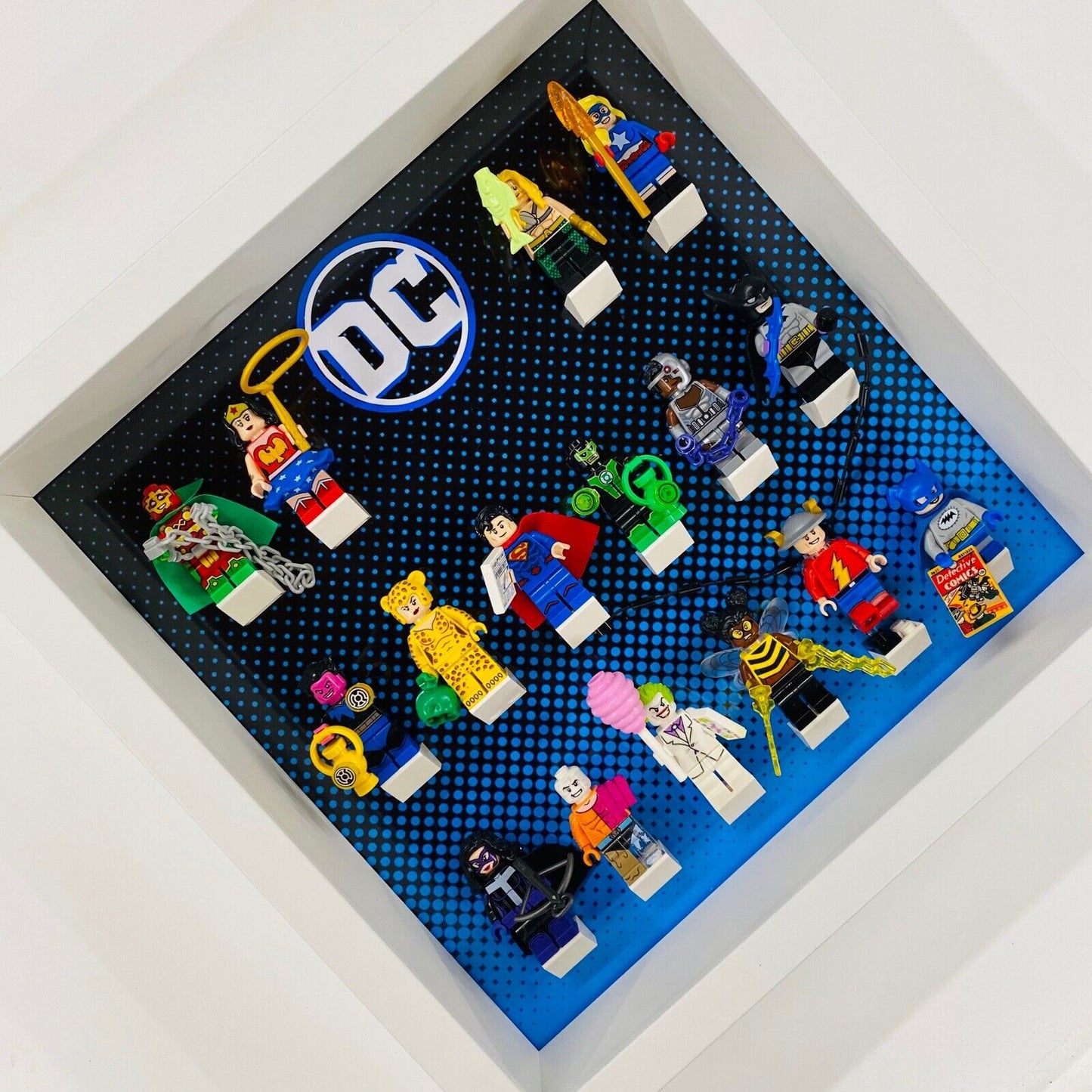 Display Frame case for Lego ® DC Comics Series minifigures 71026 figures 27cm 