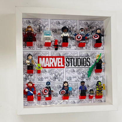 Display Frame for Lego ® Marvel Studios Series 71031 minifigures figures 27cm