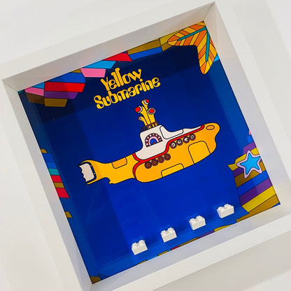 Display Frame case for Lego Beatles Yellow Submarine 21306 minifigures 27cm