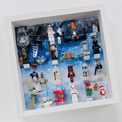 Display Frame for Lego ® Star Wars Advent Calendar 2019 minifigures 75245 27cm