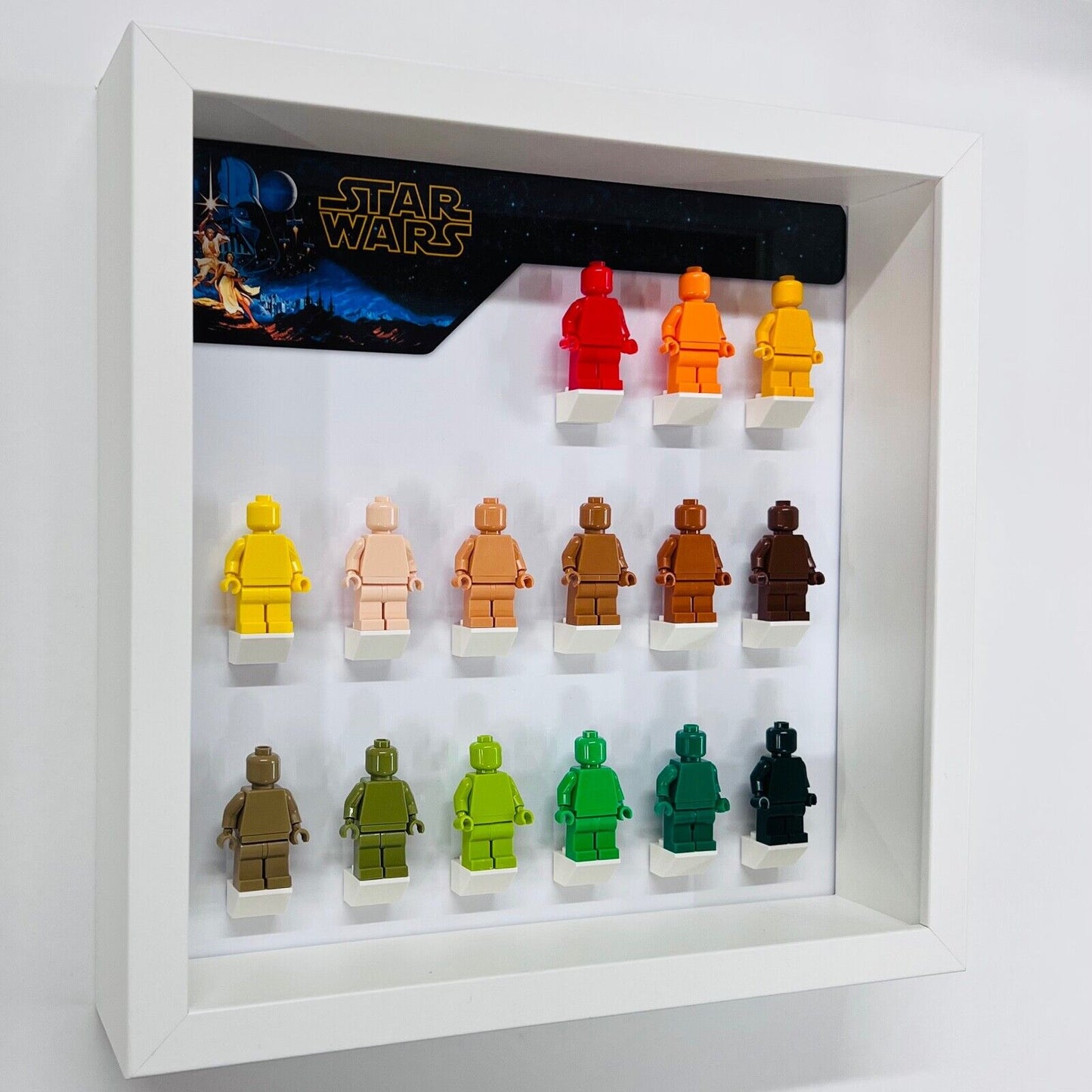 Display Frame for Lego ® Star Wars Classic New Hope  minifigures 27cm case