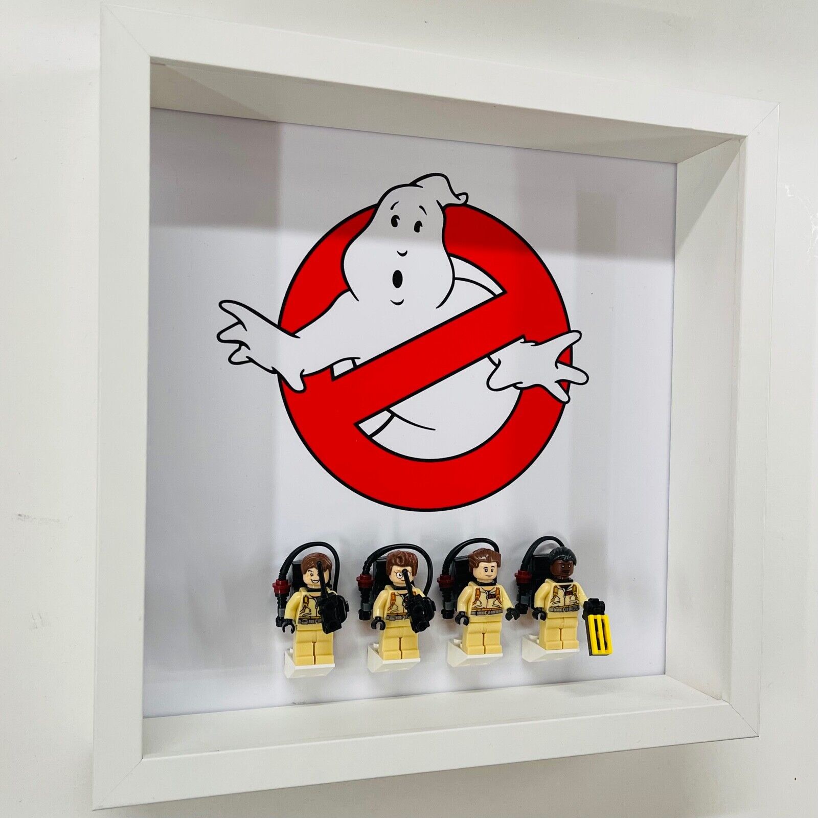 Display Frame for Lego ® Ghostbusters Minifigures 21108 Figures 27cm