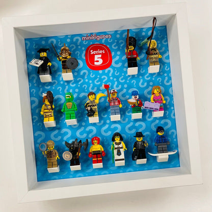 Display Frame For Lego Series 5 Minifigures 8805 No Figures 27cm