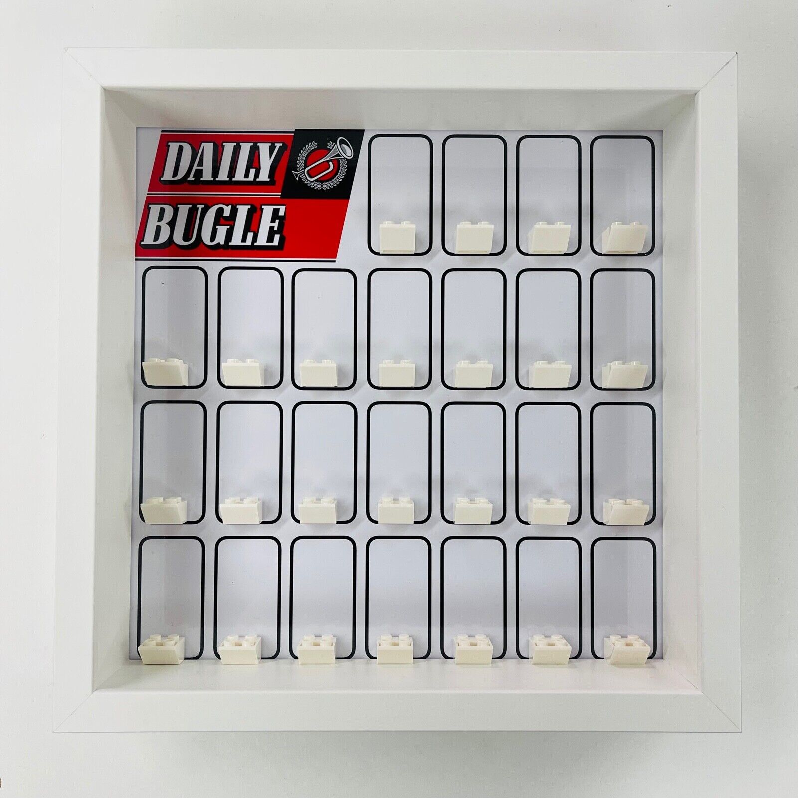 Display Frame for Lego Spiderman Daily Bugle minifigures 76178 27cm case