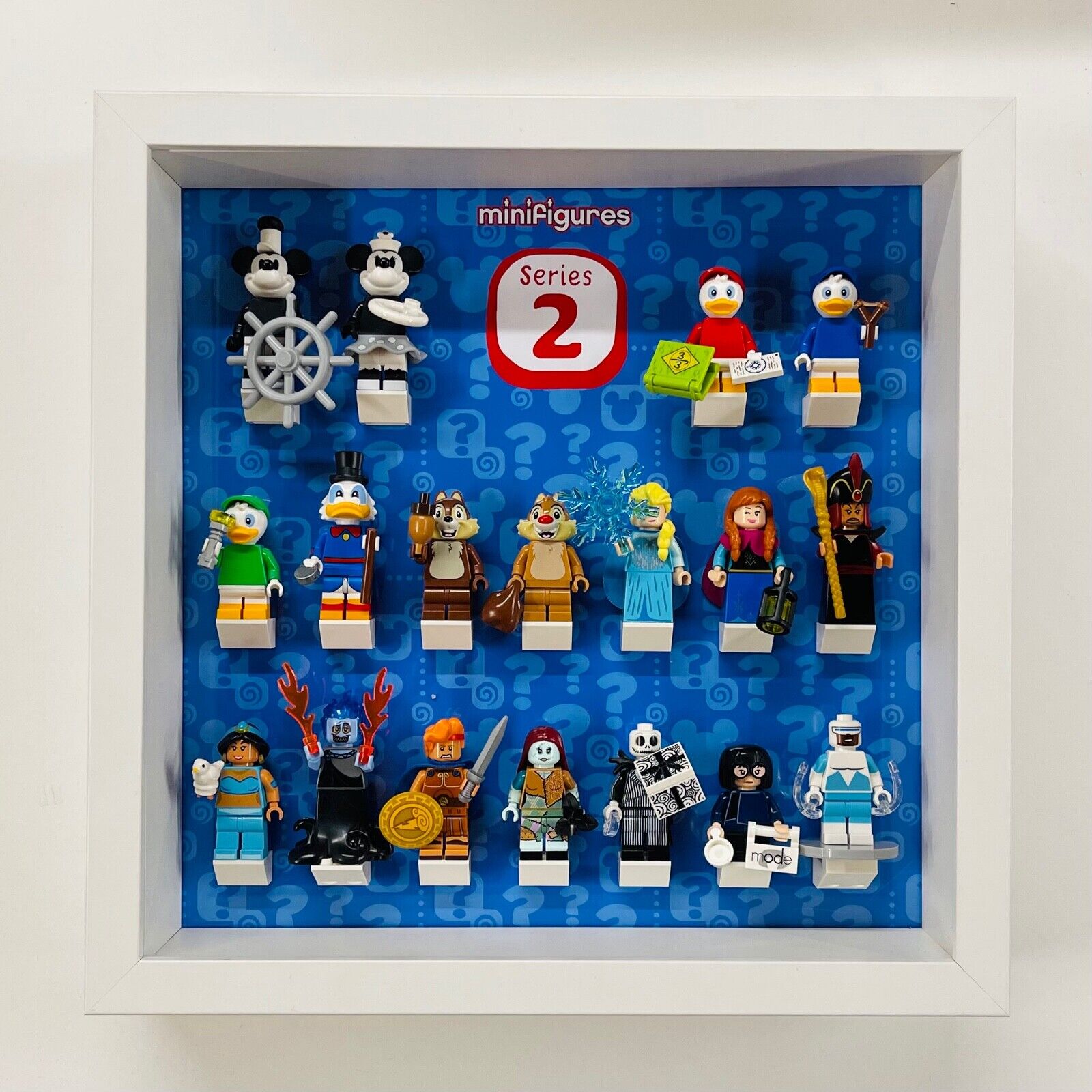 Display case Frame For Lego ® Disney Series 2 Minifigures 71024 Figures 27cm