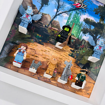 Display Frame for Lego ® Wizard of Oz Lego Movie 2 minifigures 27cm case