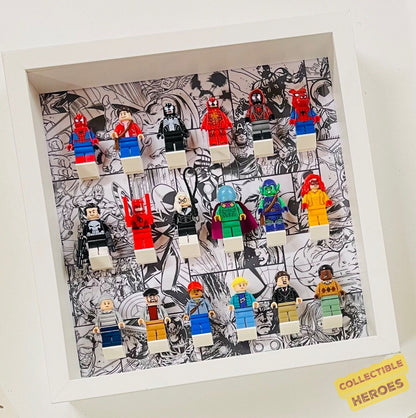 Display Frame for Lego ® Marvel general minifigures 27cm case