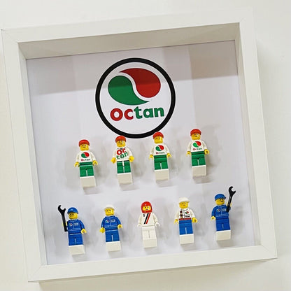 Display case Frame for Lego ® Classic City Octan minifigures 27cm