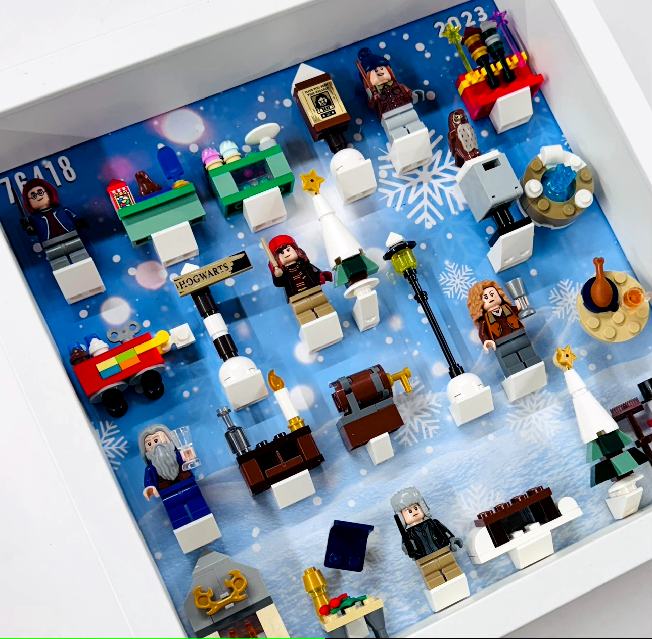 Display Frame for Lego ® Harry Potter 76418 advent Calendar 2023