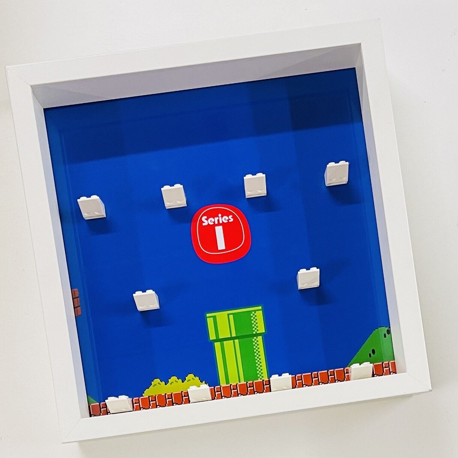 Display case Frame for Lego ® Super Mario Series 1 minifigures 27cm