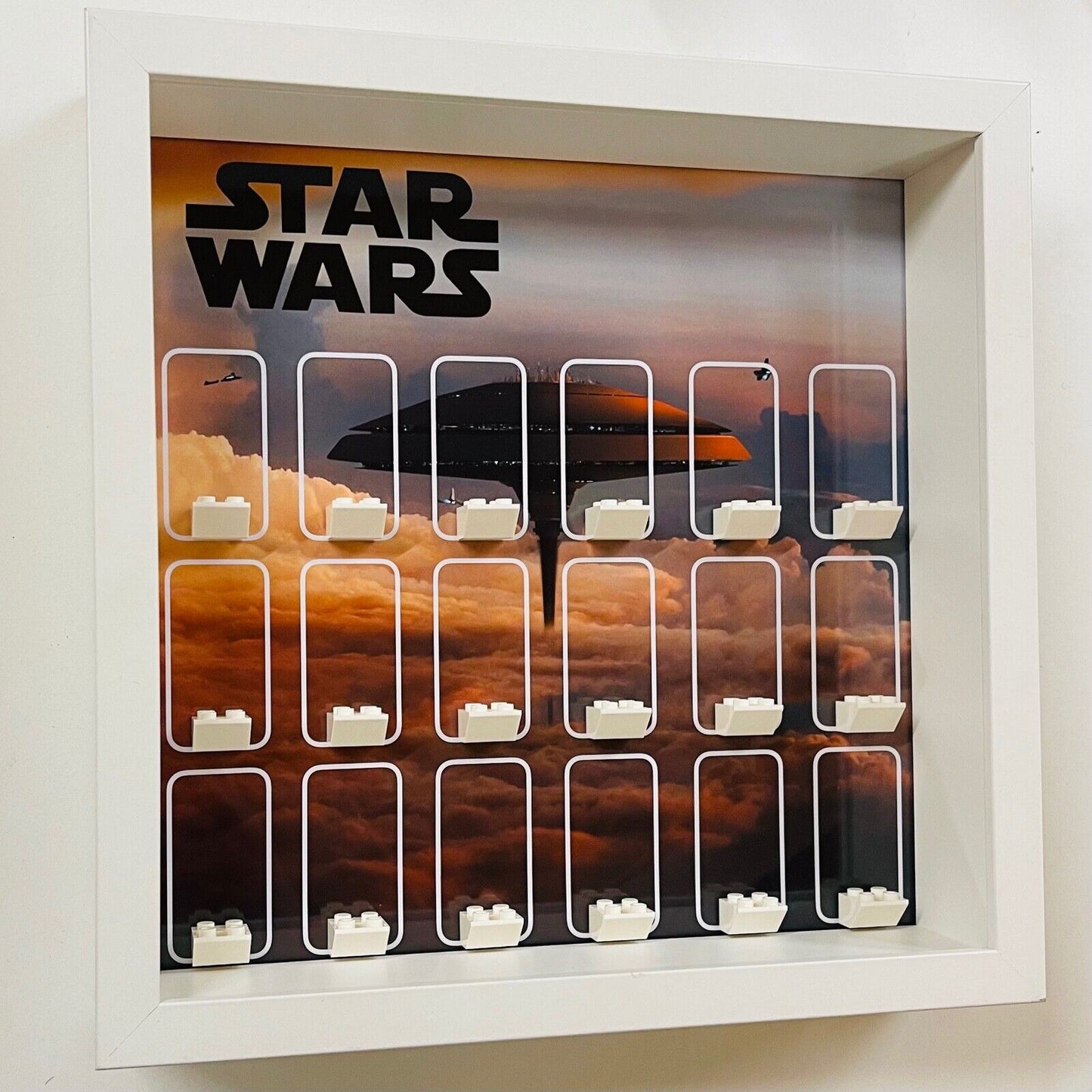 Display Frame case for Lego ® Star Wars Cloud City minifigures 75222 27cm