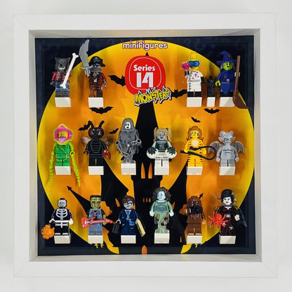 Display Frame for Lego Series 14 71010 Monsters minifigures no figures 27cm